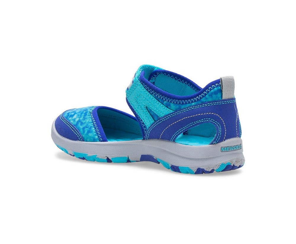 Merrell Sandals Blue/Turquoise - Hydro Moc Monarch 3.0 - Kids 50NSODRHK